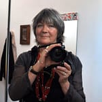 Conny Freytag Selbstportrait mit Kamera im Spiegel